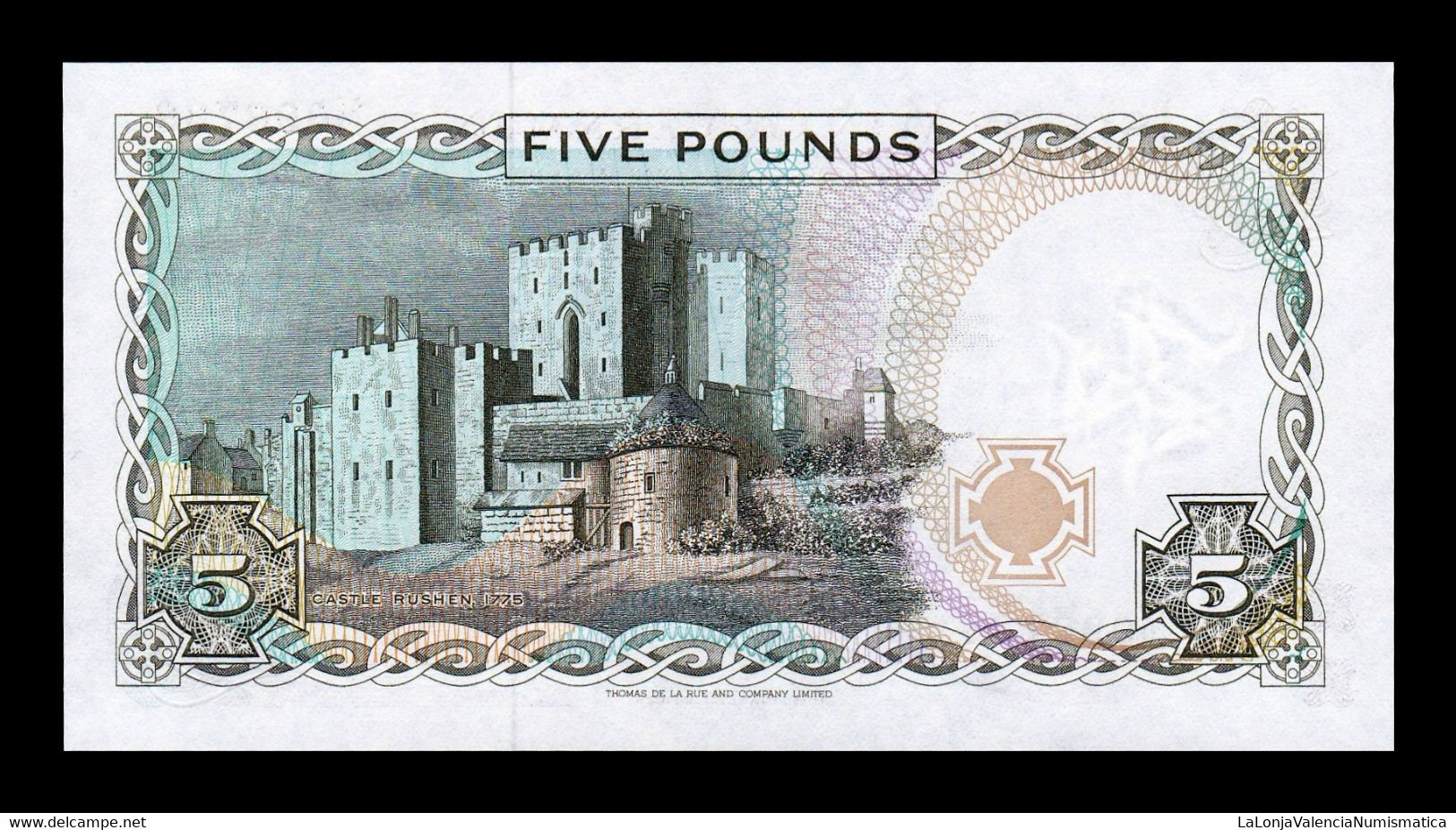 Isle Of Man - Isla De Man 5 Pounds Elizabeth II 1991 Pick 41b SC UNC - 5 Pounds