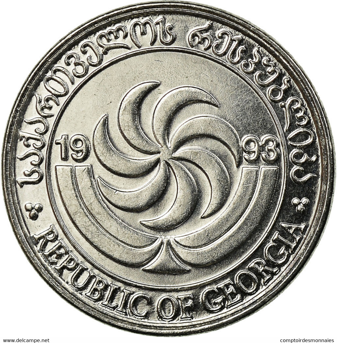 Monnaie, Géorgie, Thetri, 1993, SUP, Stainless Steel, KM:76 - Georgië