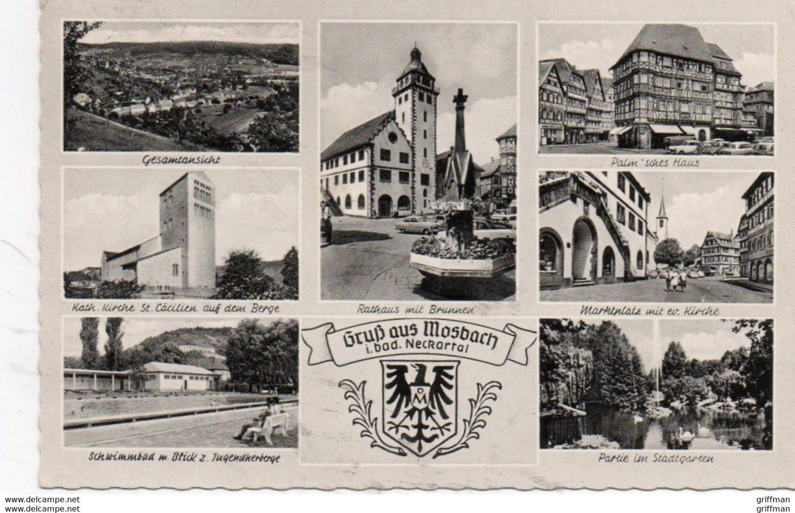 GRUB AUS MOSBACH I BAD NECKARTAL 1961 CPSM 9X14 TBE - Mosbach