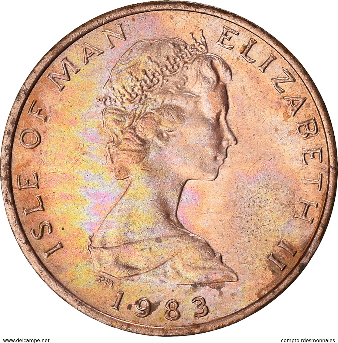 Monnaie, Grande-Bretagne, 1/2 Penny, 1983 - 1/2 Penny & 1/2 New Penny