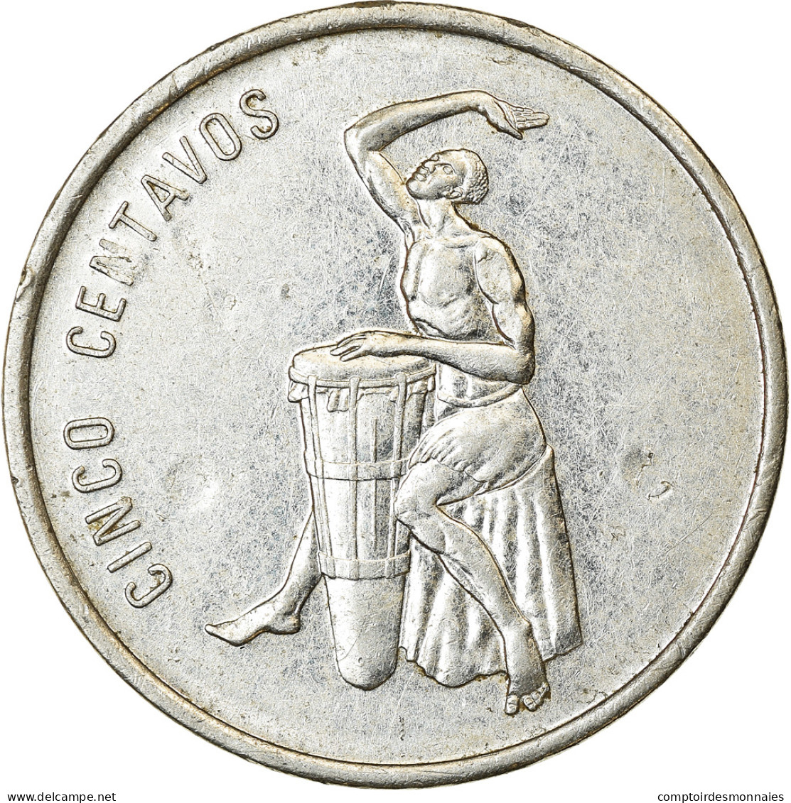 Monnaie, Dominican Republic, 5 Centavos, 1989, TTB, Nickel Clad Steel, KM:69 - Dominikanische Rep.