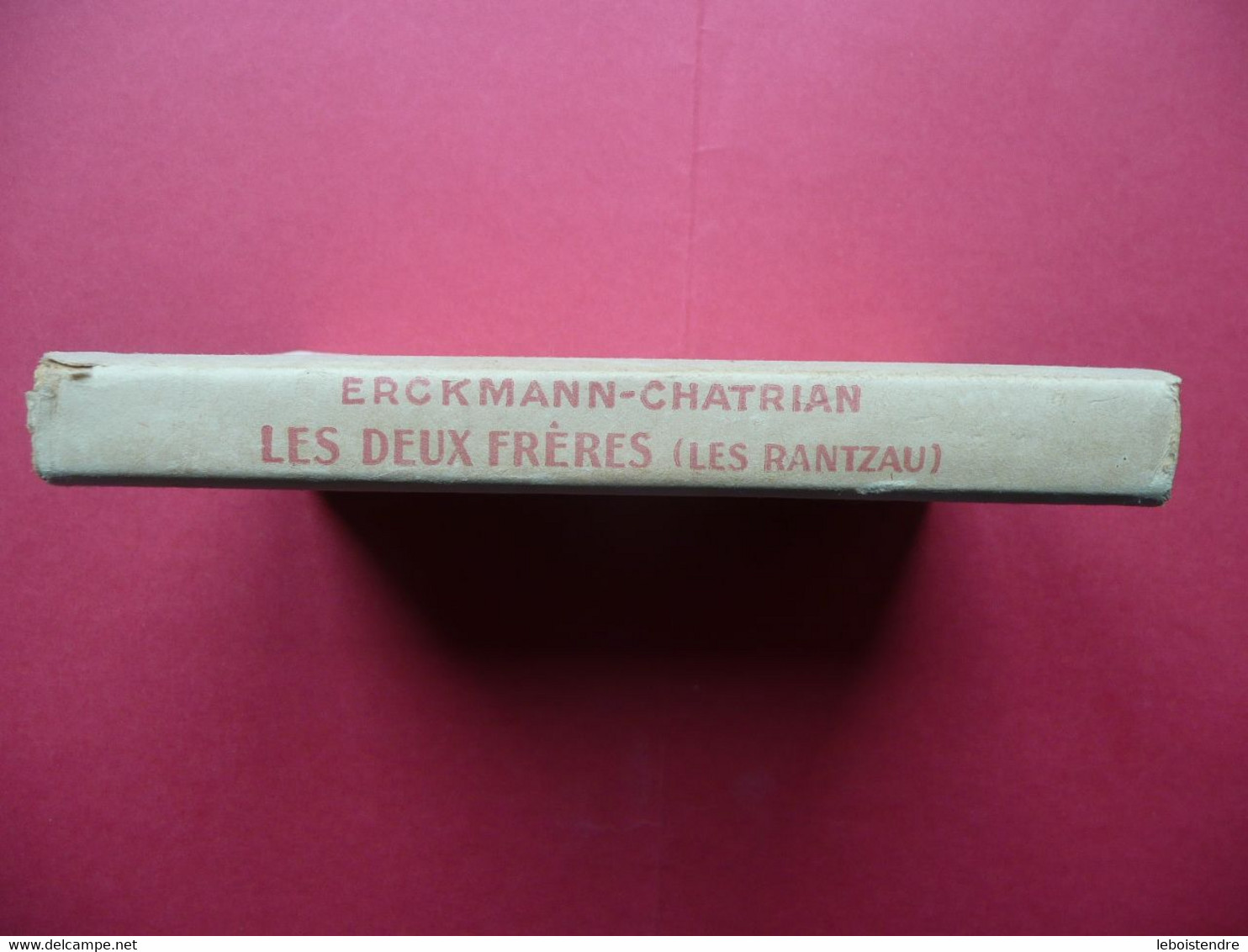 LES DEUX FRERES LES RANTZAU ERCKMANN-CHATRIAN BIBLIOTHEQUE DE LA JEUNESSE 1948 HACHETTE JAQUETTE ILLUSTRATIONS FAIVRE - Bibliotheque De La Jeunesse