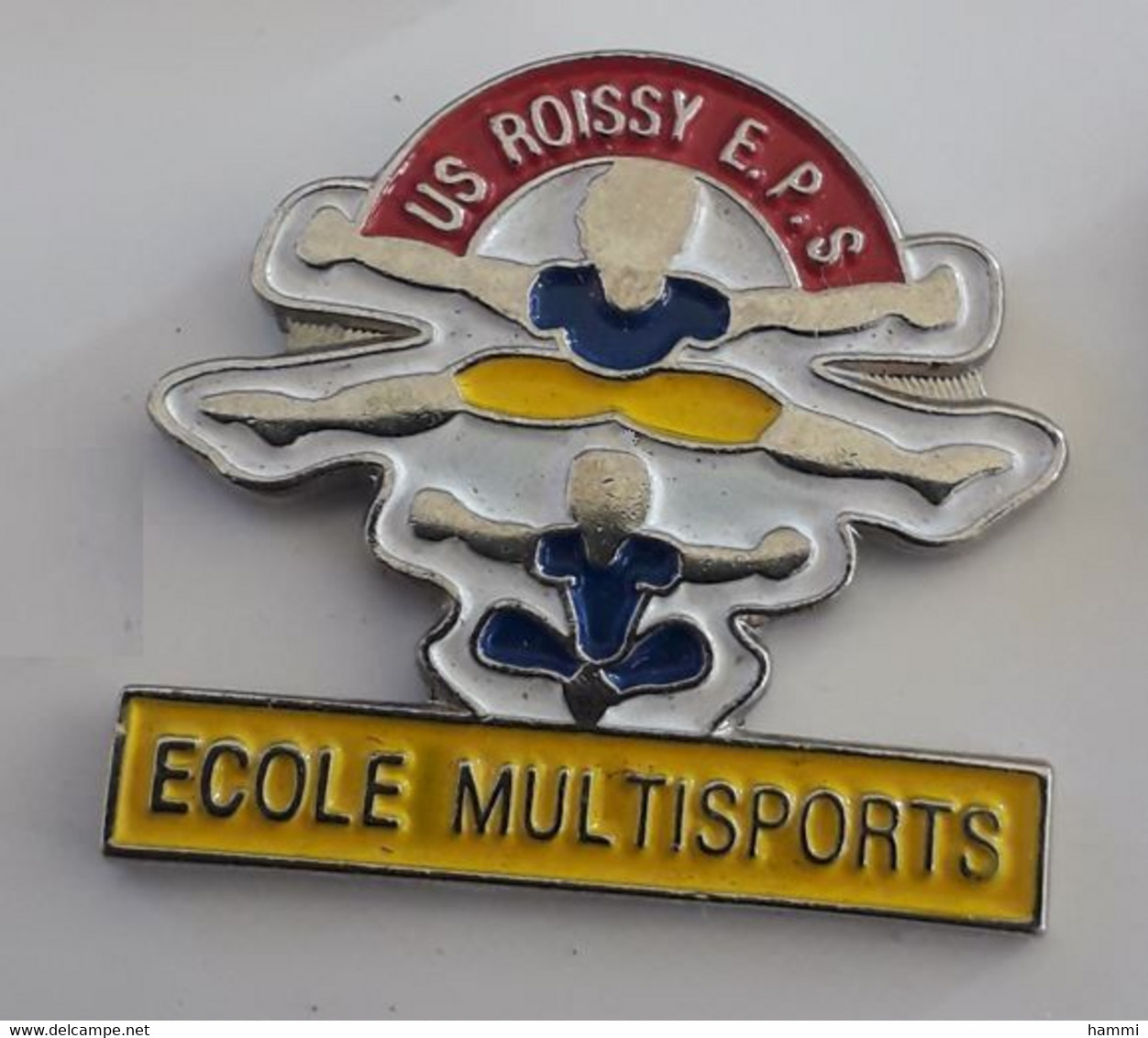 L370 Pin's US Roissy-en-Brie E.P.S école Multisports Seine-et-Marne Achat Immédiat - Gymnastique