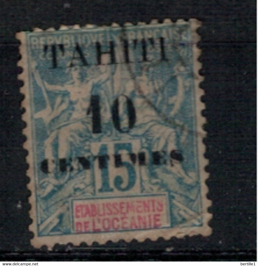 TAHITI      N°  YVERT 33 OBLITERE    ( OB 10/22 ) - Used Stamps