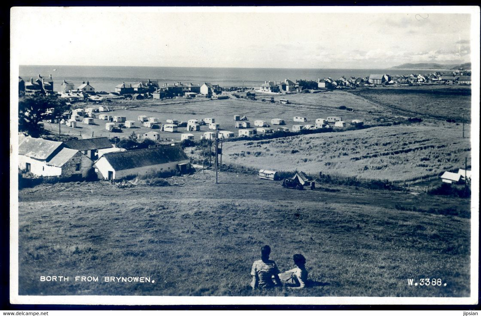 Cpa Du Pays De Galles -- Cardiganshire , Borth. From Brynowen.  AOUT22-19 - Cardiganshire