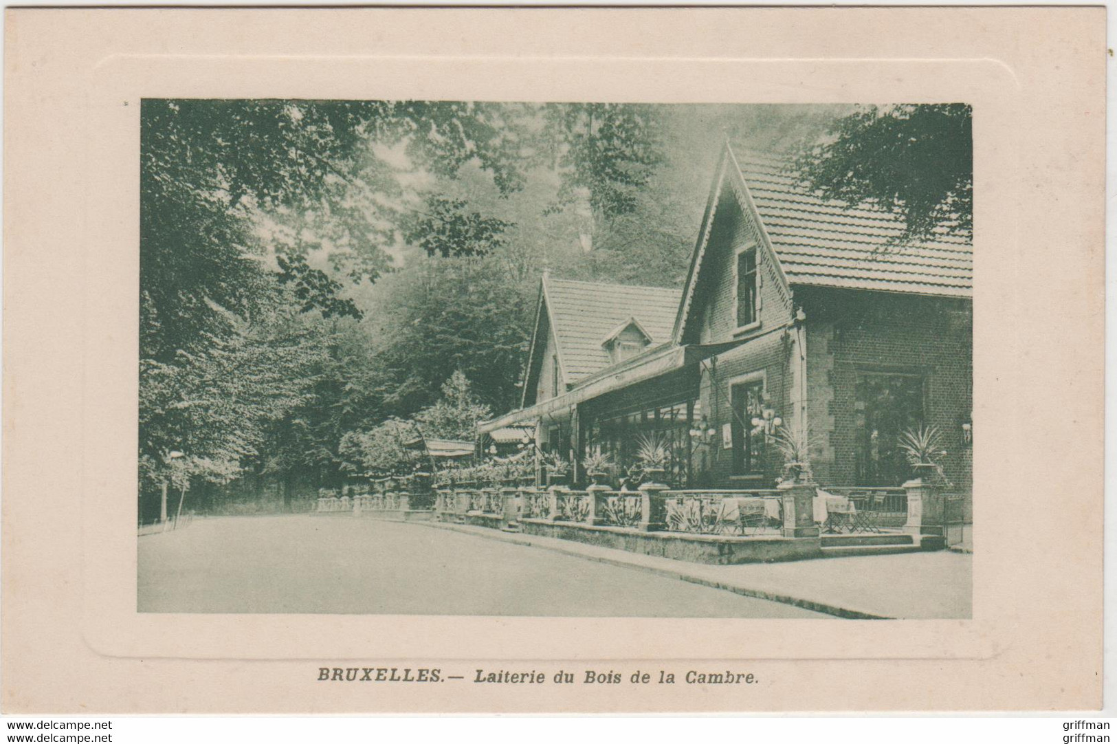 BRUXELLES LAITERIE DU BOIS DE LA CAMBRE 1912 TBE - Cafés, Hôtels, Restaurants