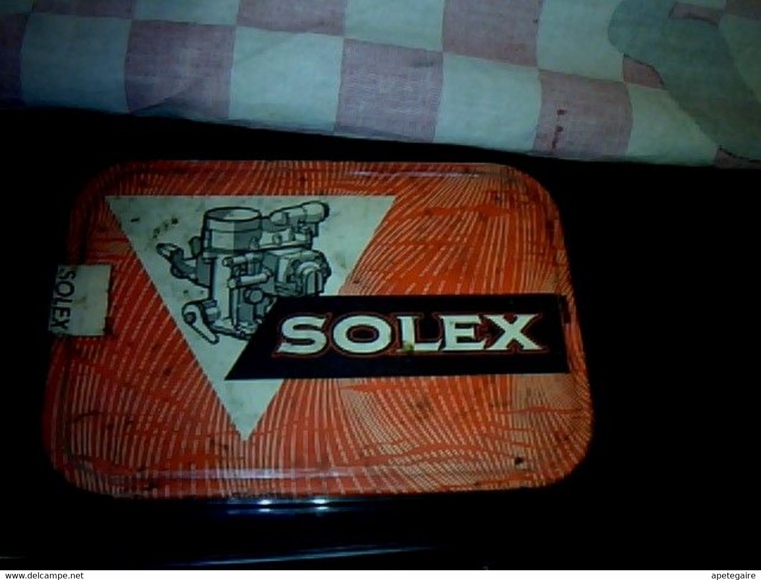 Solex Boite Vide Plastique  Couvecle Mètal  De Piece Detachèe ( Moteur Carburateur) Solex - Boîtes