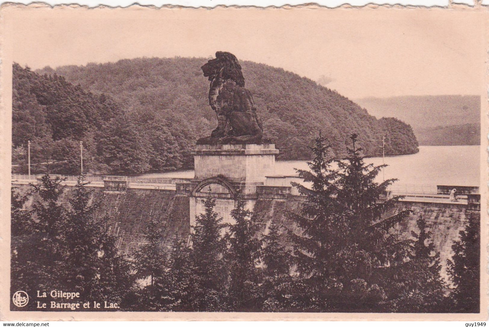 LA BERRAGE ET LE LAC - Gileppe (Barrage)