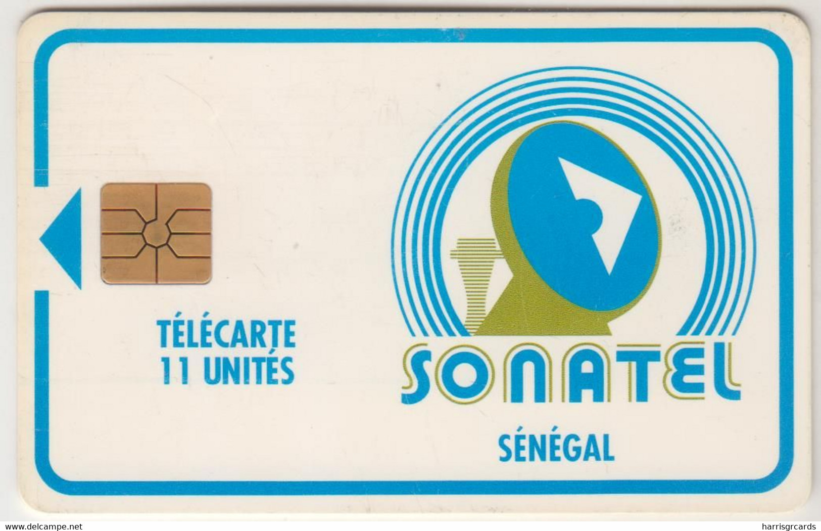 SENEGAL - Logo (Gem1B Red - No Transparent Moreno), 11 U, Used - Senegal