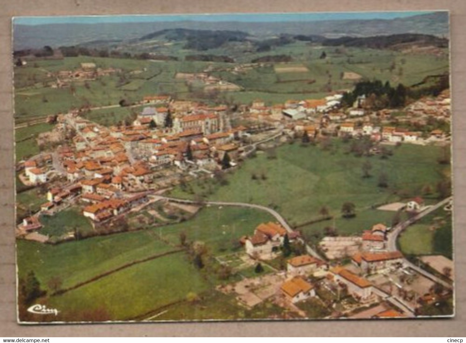 CPSM 42 - BELMONT - Vue Générale Aérienne - TB PLAN D'ensemble Du Village Avec Détails Maisons - Belmont De La Loire