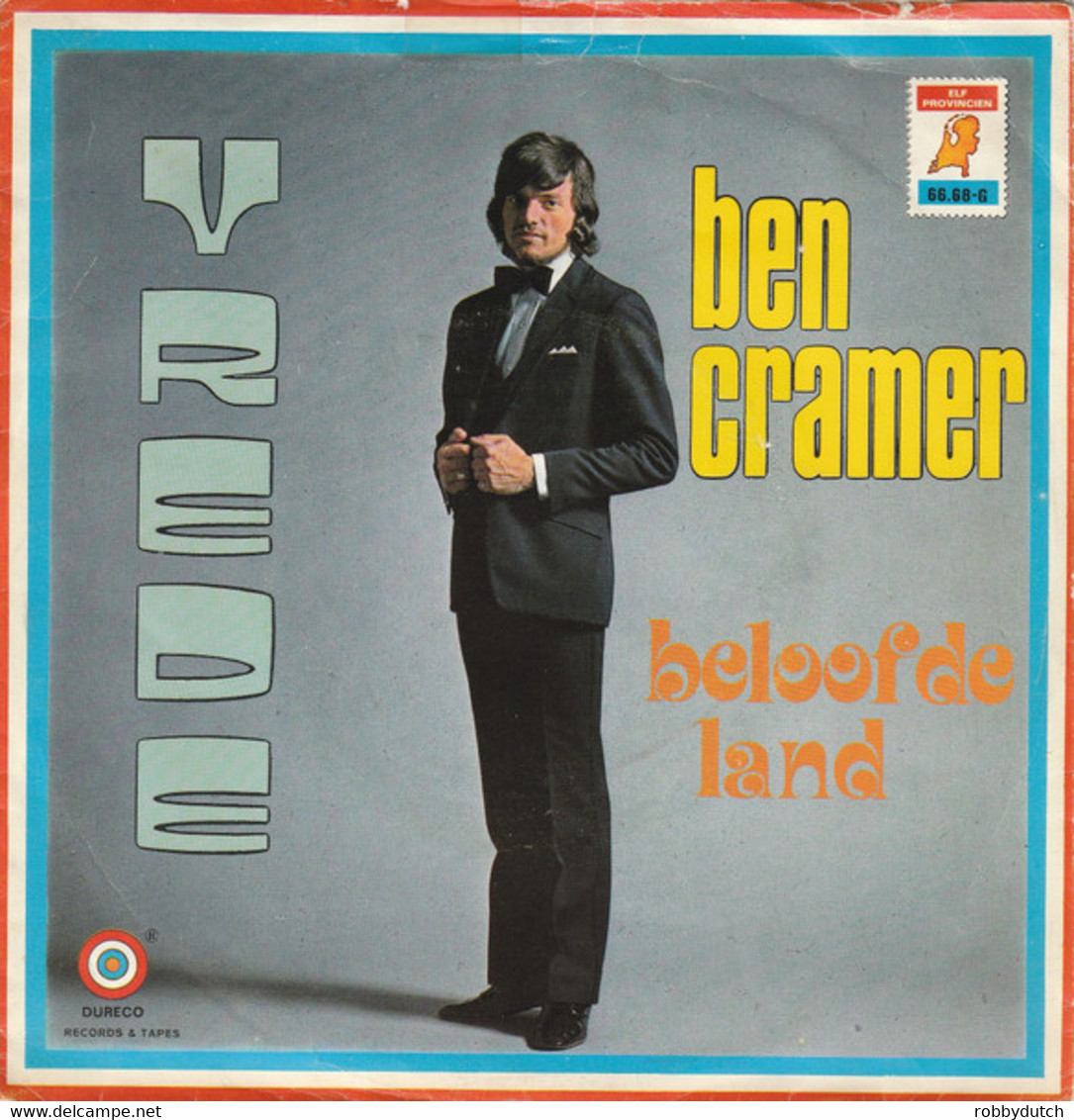 * 7" *   BEN CRAMER - VREDE (Holland 1971) - Autres - Musique Néerlandaise