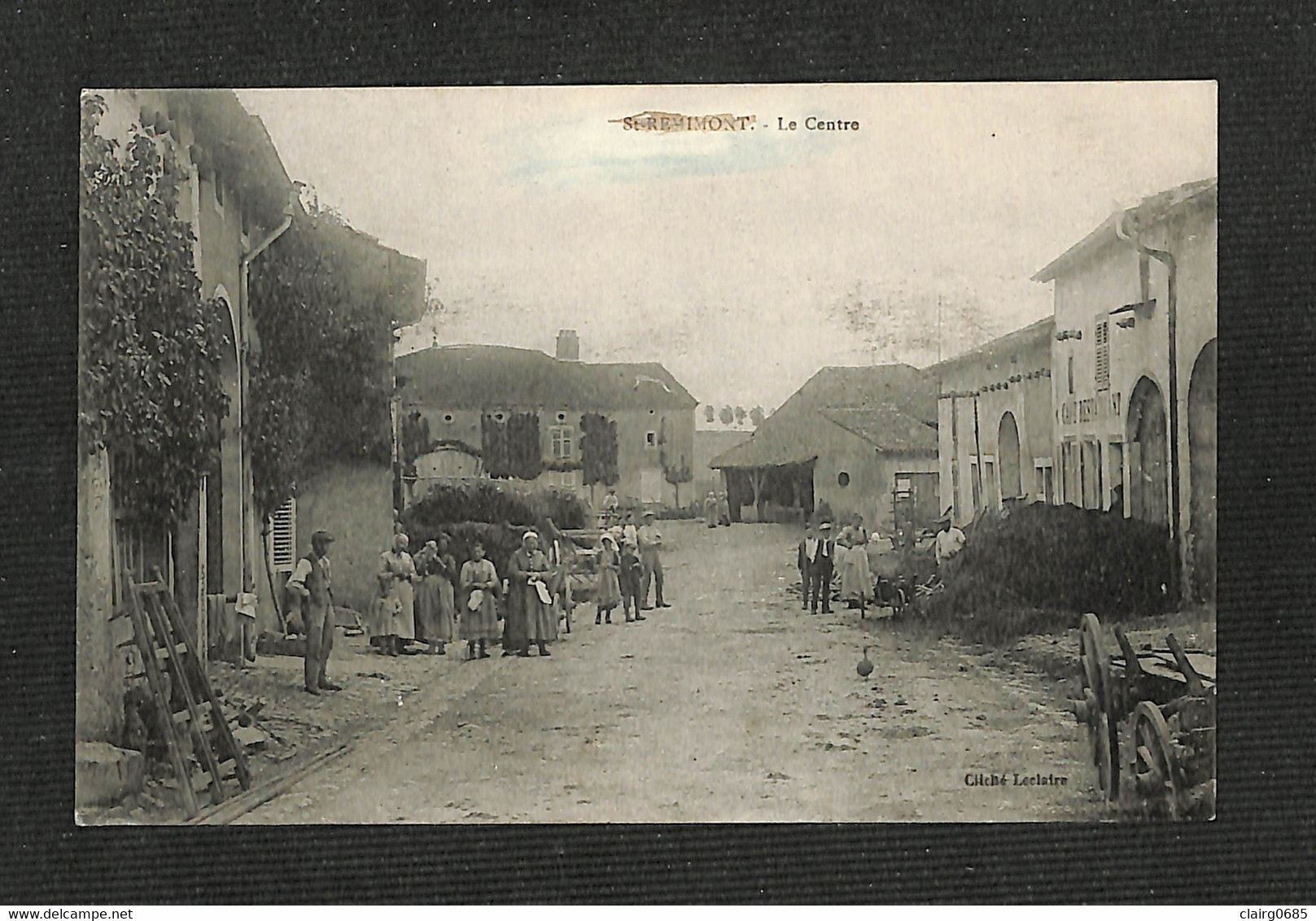 54 - SAINT REMIMONT - Le Centre - 1916 - Très RARE - Otros & Sin Clasificación