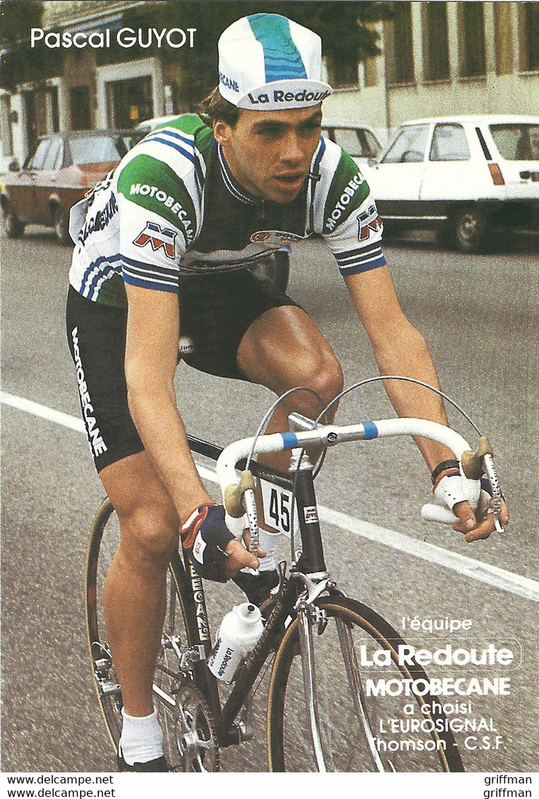 PASCAL GUYOT EQUIPE LA REDOUTE MOTOBECANE TBE - Radsport