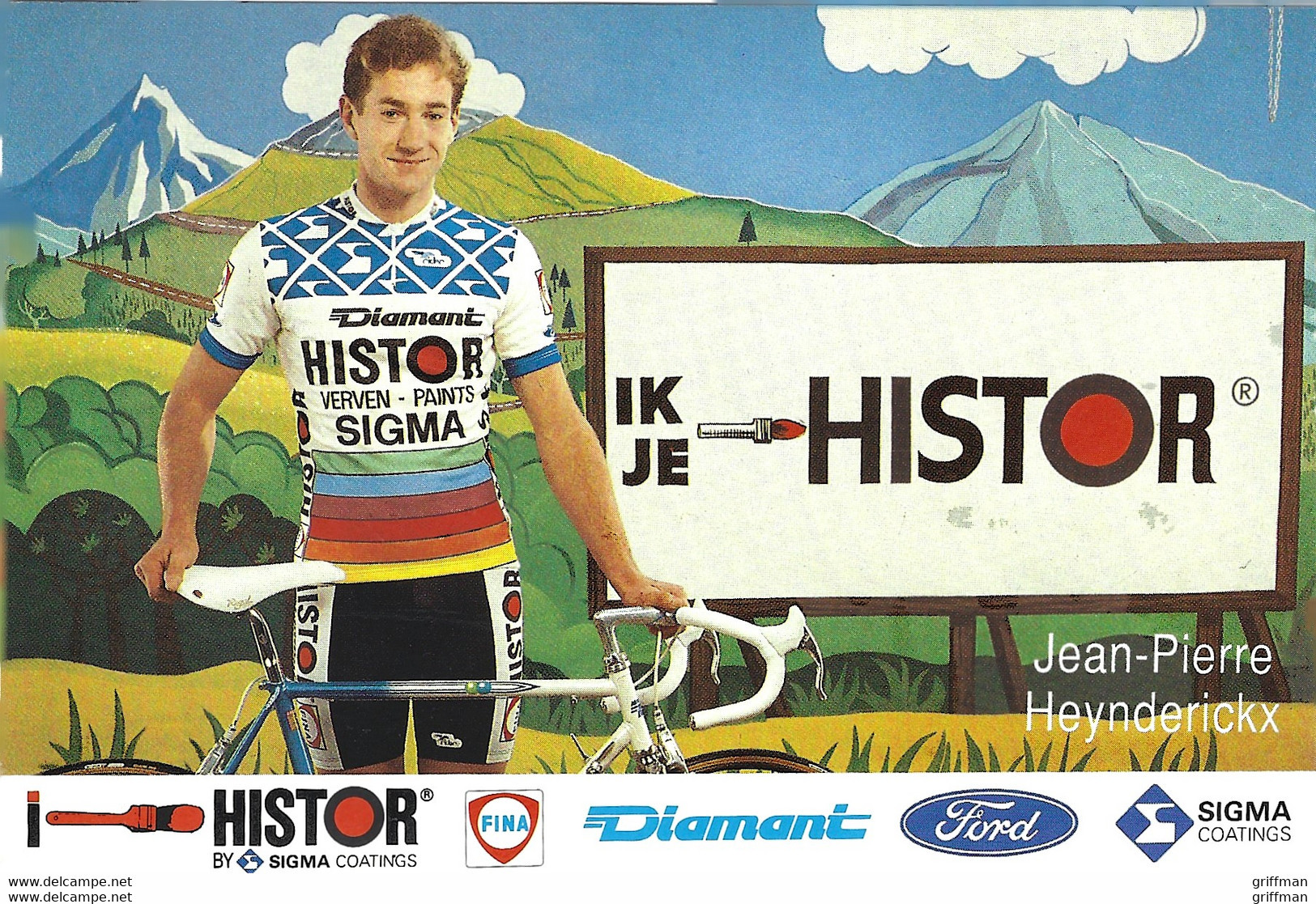 JEAN PIERRE HEYNDERICKX EQUIPE HISTOR SIGMA TBE - Cycling