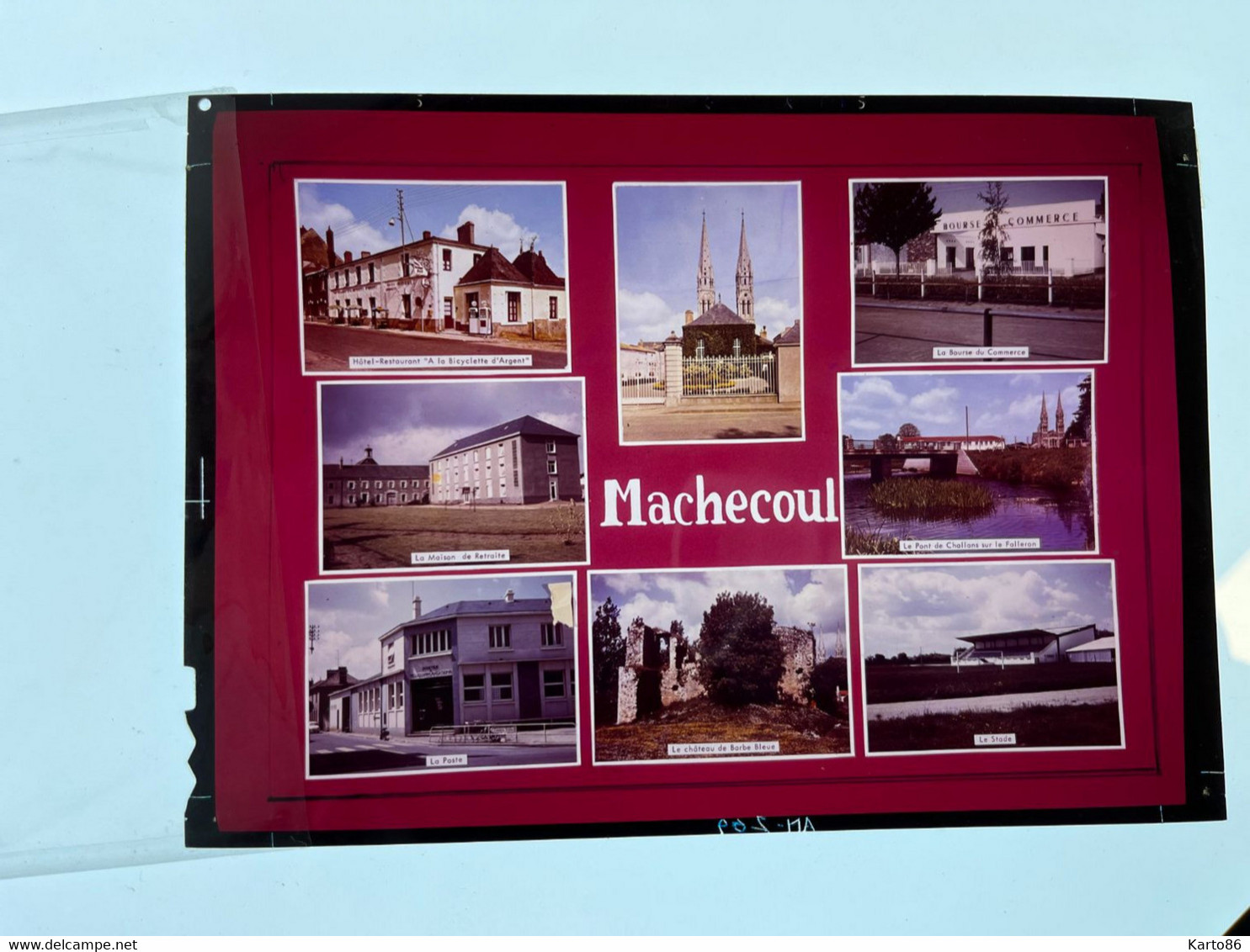 Machecoul * Multivues Du Village * Ektachrome Photo Original 17.6x12.6cm Maison ARTAUD - Machecoul