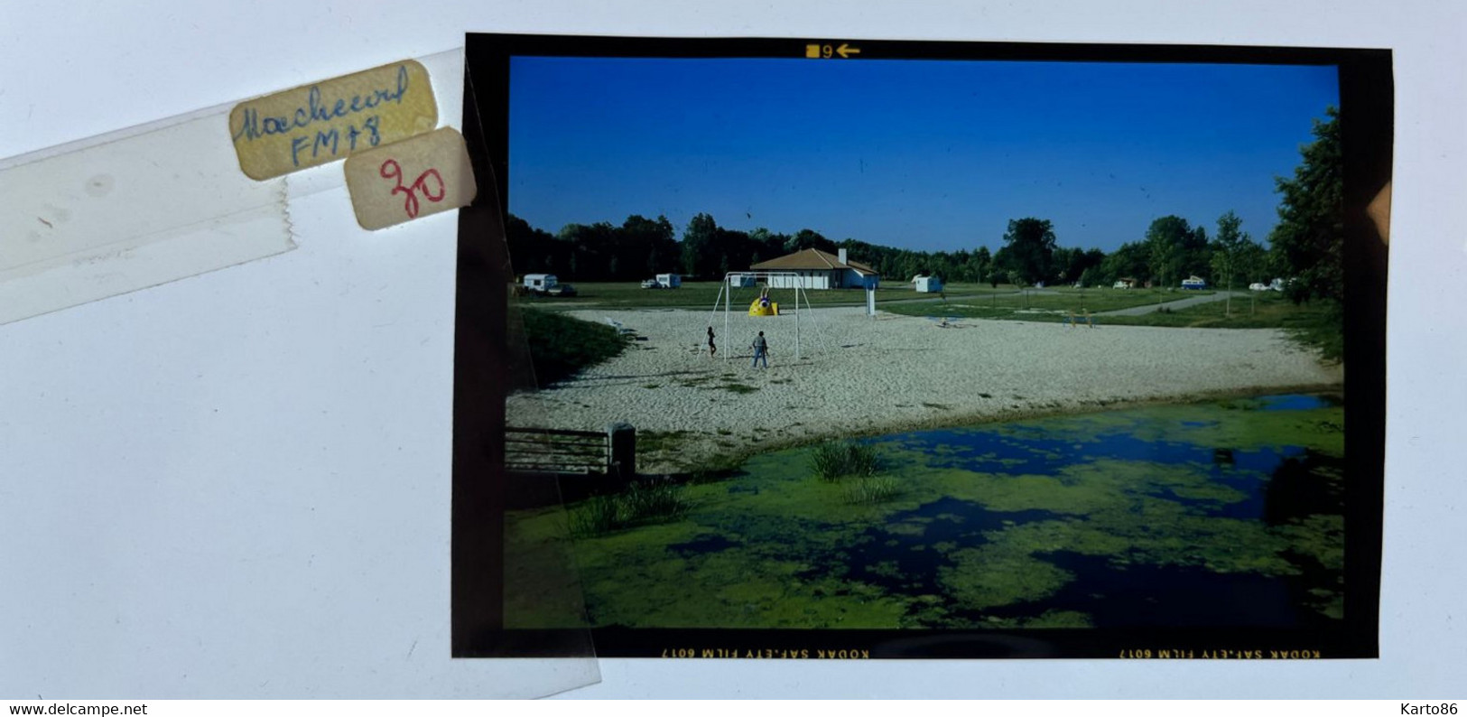 Machecoul * Le Parc Du Village * Jeux D'enfants * Ektachrome Photo Original 9.2x6.2cm Maison ARTAUD - Machecoul