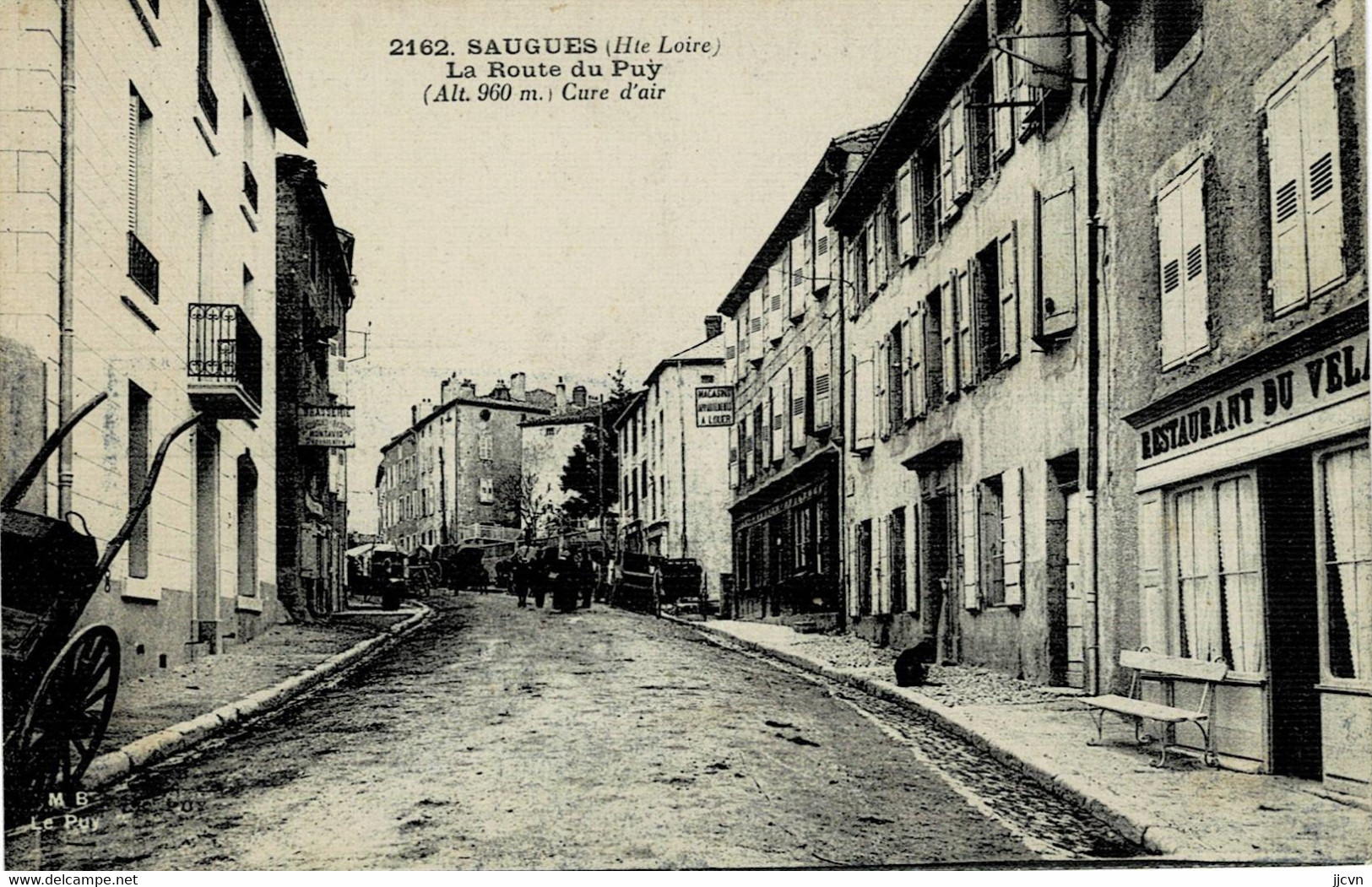 ()43 - Haute Loire - Saugues - La Route Du Puy - Restaurant Du Velay - Saugues