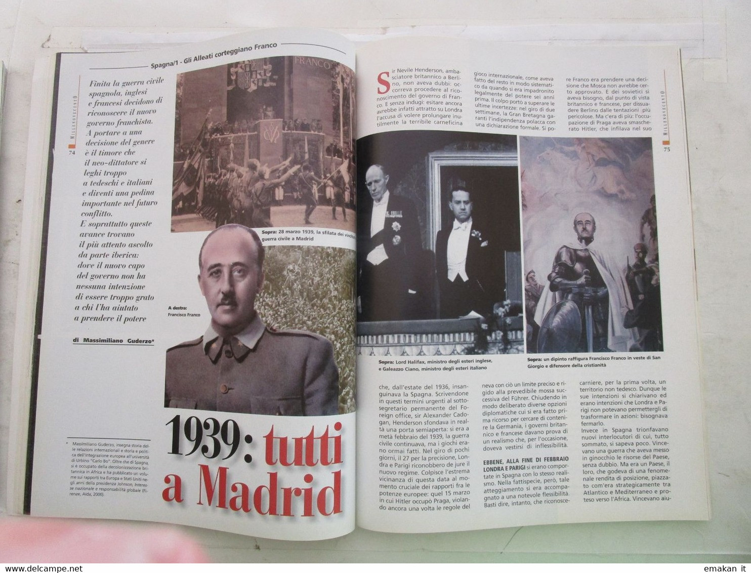 # MILLENOVECENTO N 10- 2003 LO STATO FASCISTA / ARMENIA / FRANCO / FOTO AFRICA / MATA HARI / LIBRO SU AUSCHWITZ - Premières éditions