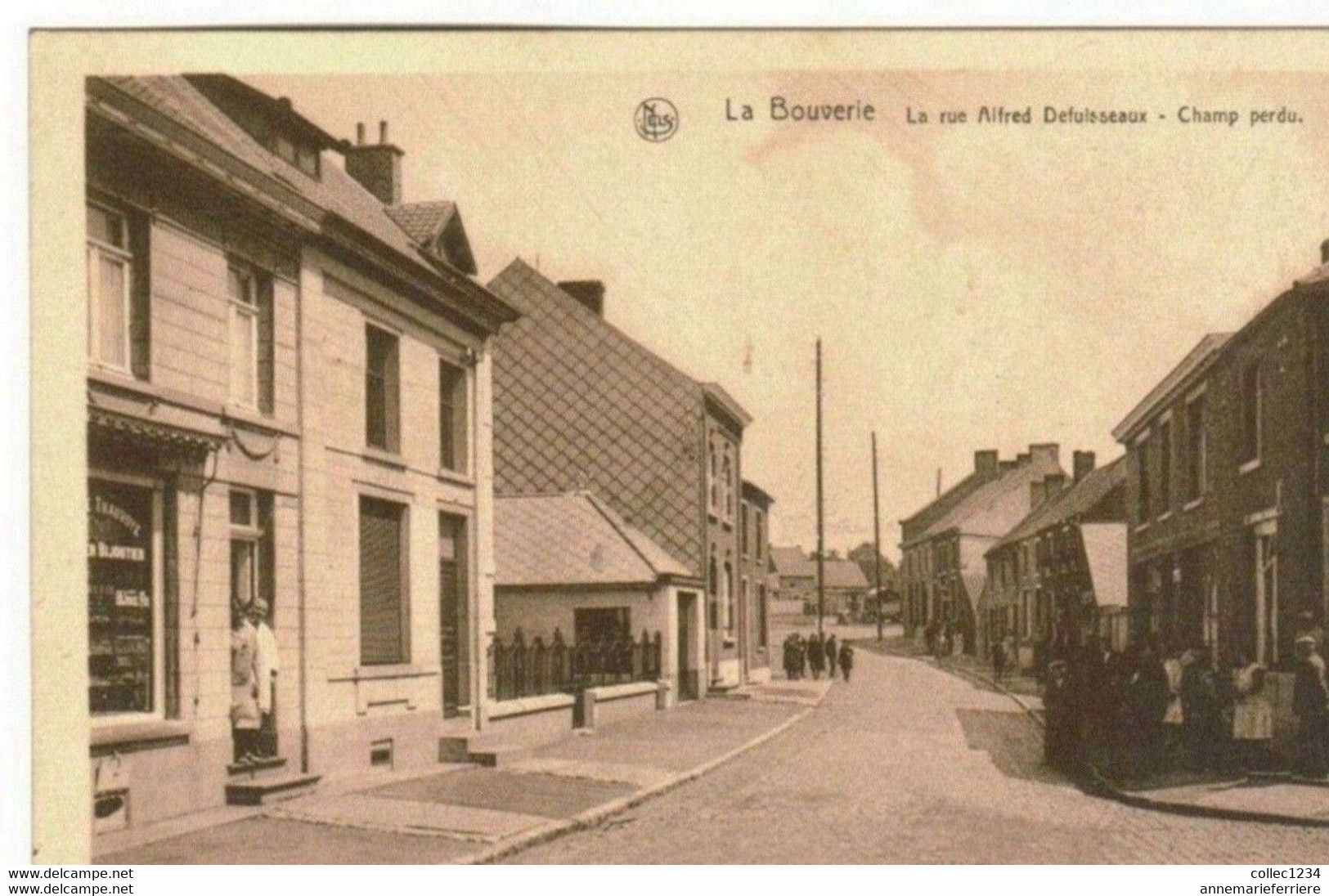 La Bouverie La Rue Alfred Defuissseaux Champ Perdu - Frameries