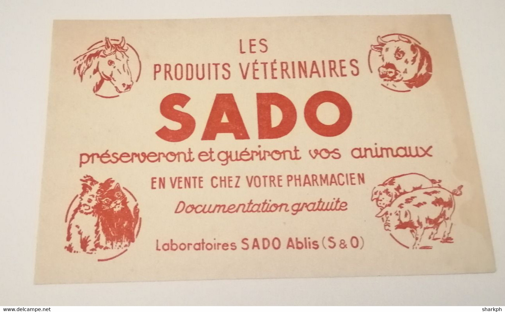 BUVARD Les Produits Vétérinaires SADO - Tiere