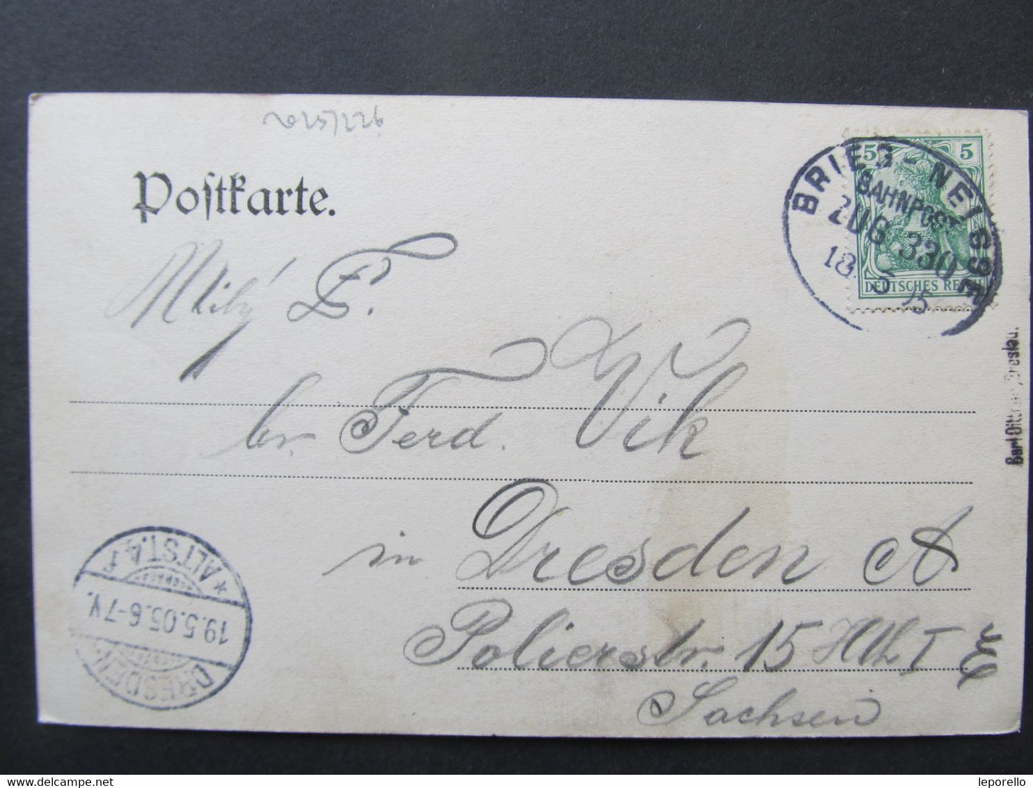 AK  NEISSE Nysa Brüderstrasse 1905 Bahnpost Zugstempel  // D*53972 - Schlesien