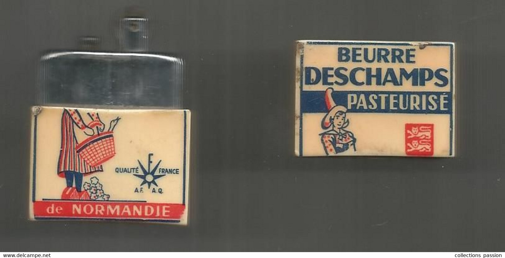 Briquet BEURRE DESCHAMPS Essence , 3 Scans , Frais Fr 3.95 E - Autres & Non Classés