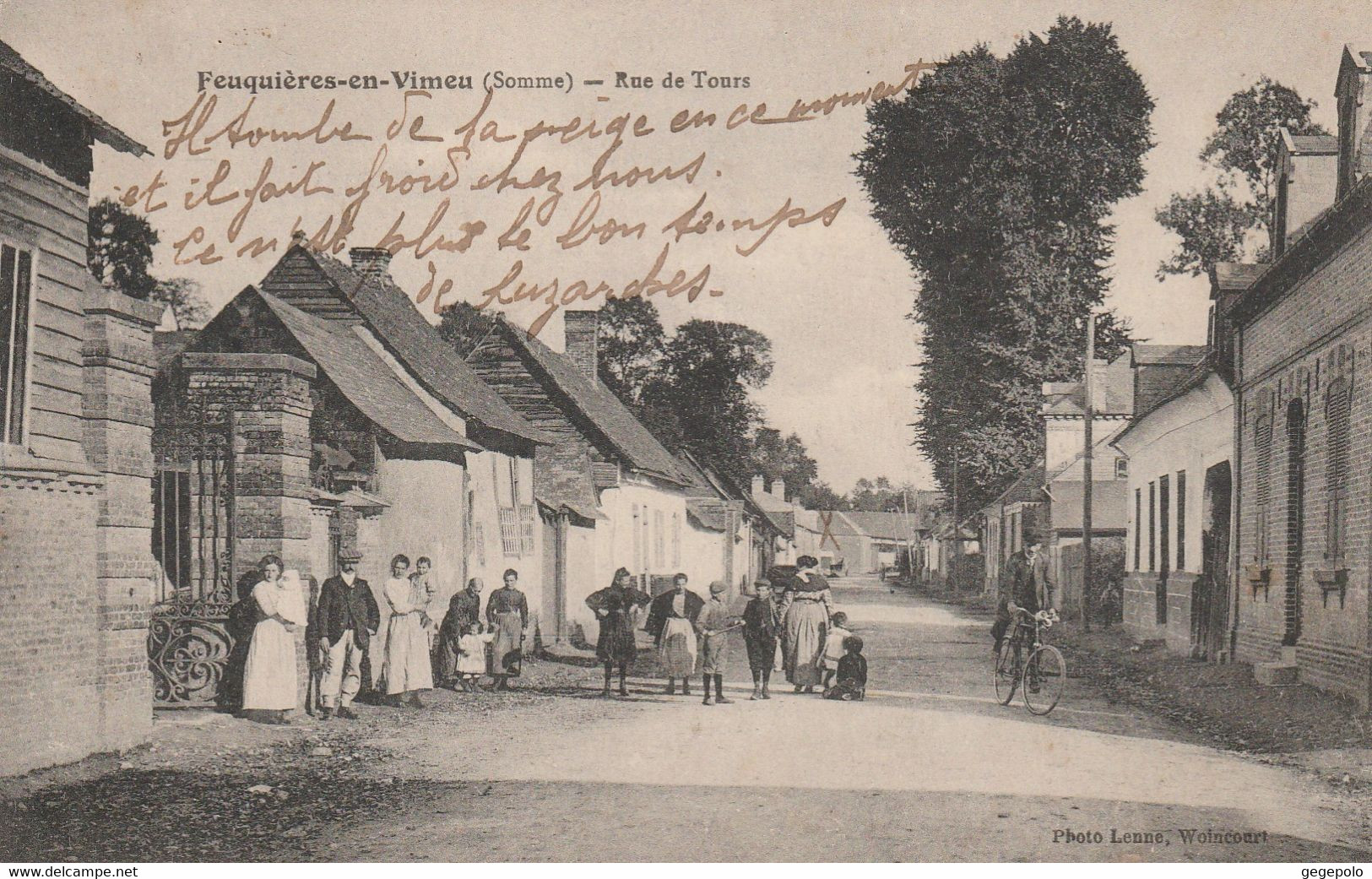 FEUQUIERES En VIMEU  - Rue De Tours - Feuquieres En Vimeu