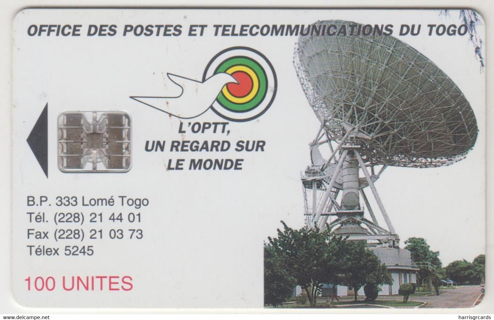 TOGO - Earth Station 100 , 100 U , Used - Togo