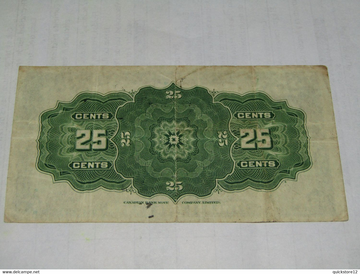 Antiguo Billete Canadiense  Dominion Of Canada 25  - 1144 - Canada