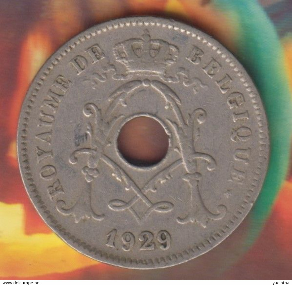 @Y@  België   10 Centiem   1929     (4912) - 5 Centimes