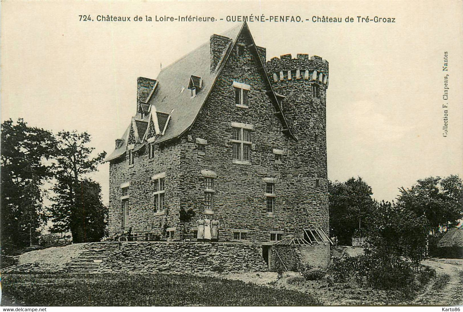 Guémené Penfao * Le Château De Tré Groaz * Châteaux De La Loire Inférieure N°724 - Guémené-Penfao