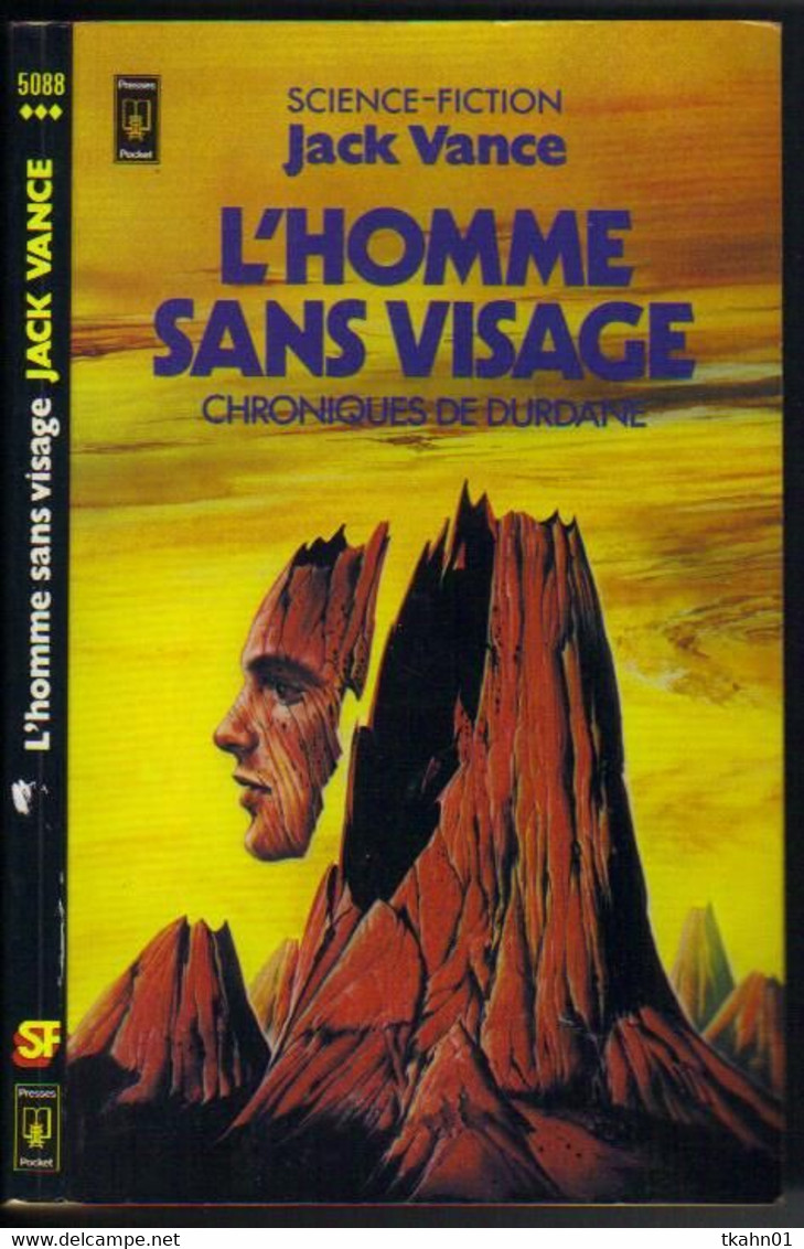 PRESSES-POCKET S-F N° 5088 " L'HOMME SANS VISAGE " VANCE  DE 1980 - Presses Pocket