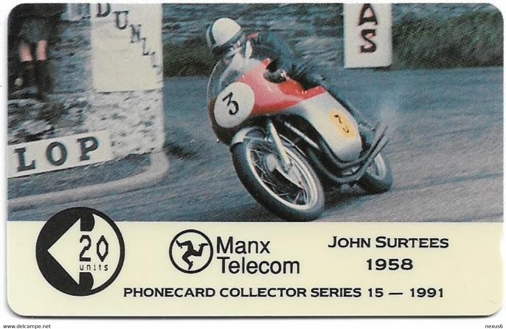 Isle Of Man - GPT - TT Racers 1990 - John Surtees - 9IOMC - 1991, 5.503ex, Mint No Blister - Man (Eiland)