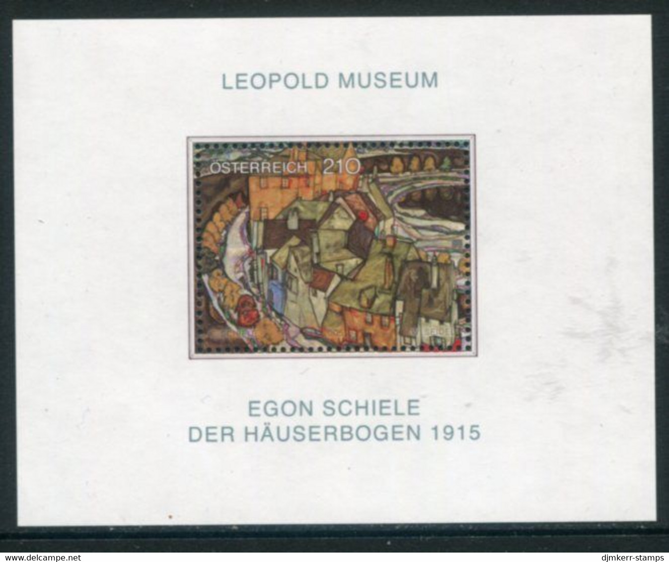 AUSTRIA  2005 Schiele Painting Block MNH / **..  Michel Block 29 - Blocchi & Fogli