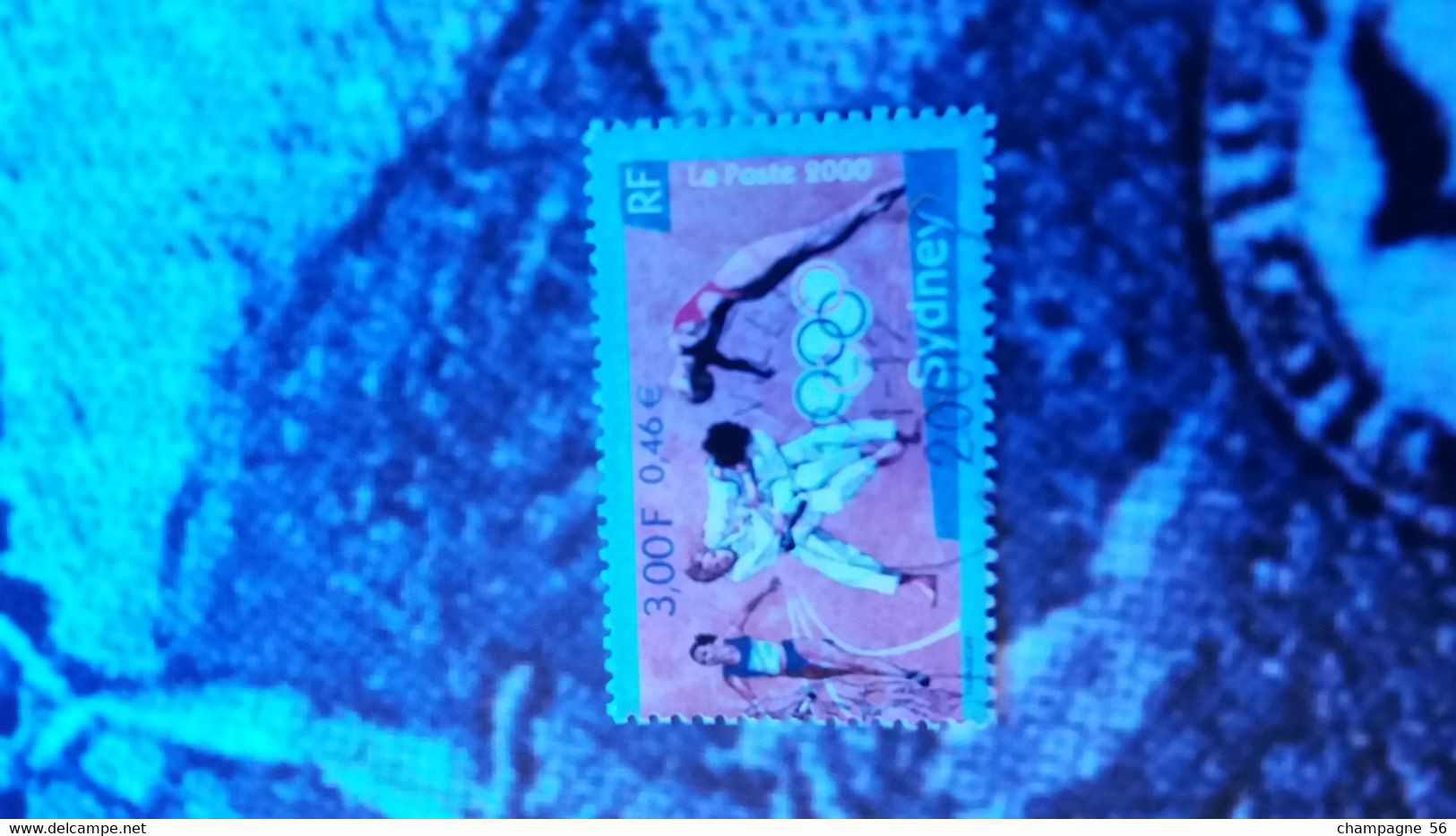 2000 N° 3341 OBLITERE  COULEUR BLANC DE SYDNEY LE  D  DEPLACER  11.12.2000 - Used Stamps