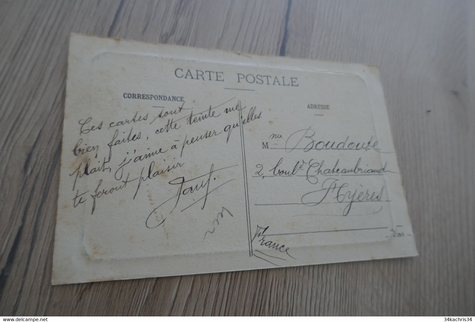 Sur CPA Rabat La Douane  Cachet Bleu Campagne Du Maroc 1907/1911 Sur TP Surchargé - Cartas & Documentos