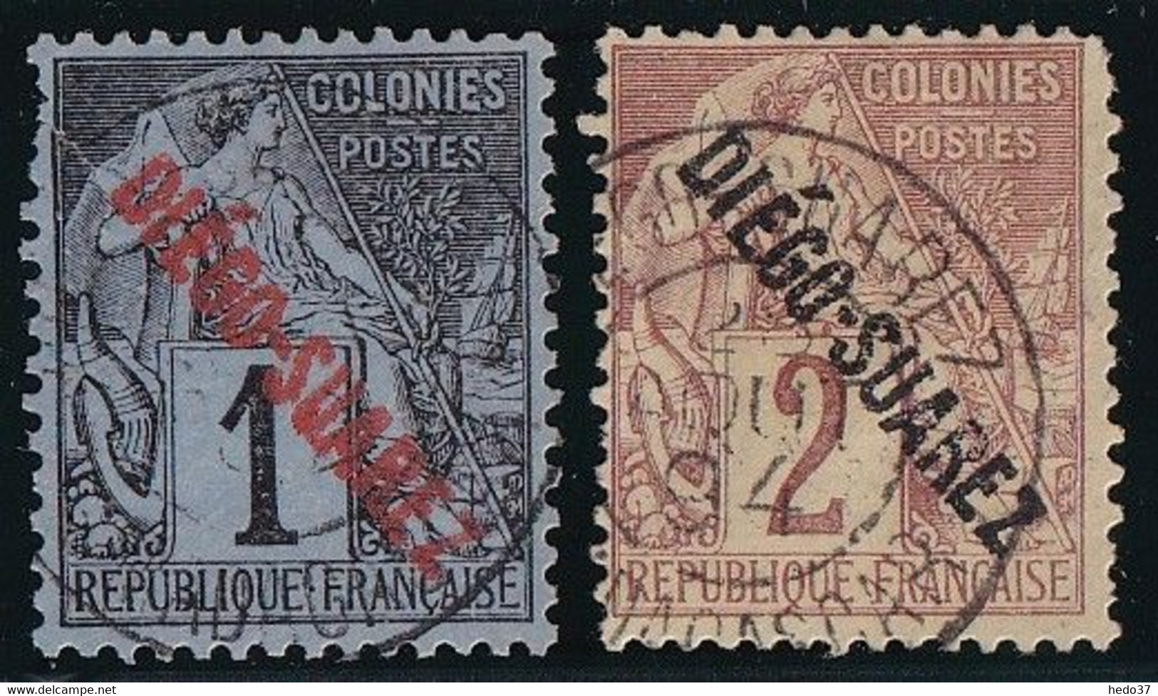 Diégo-Suarez N°13/14 - Oblitéré - B - Used Stamps
