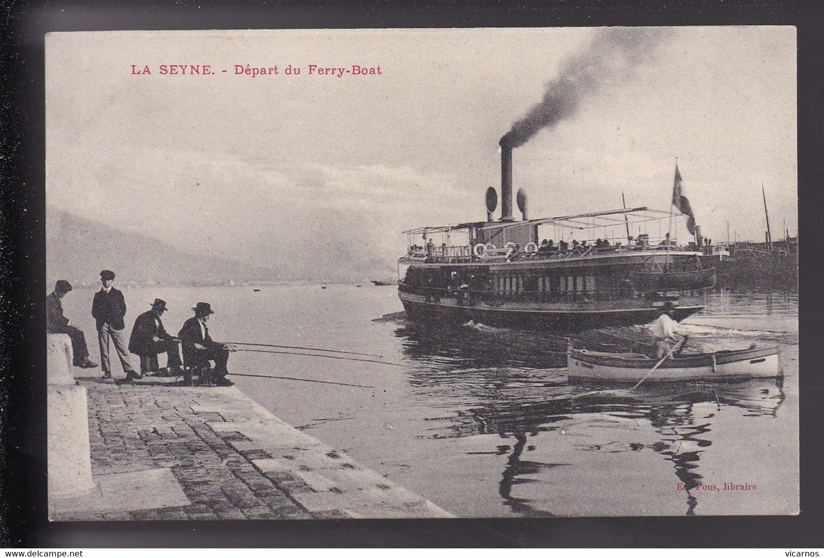 CP 83 LA SEYNE Départ Du Ferry Boat - La Seyne-sur-Mer