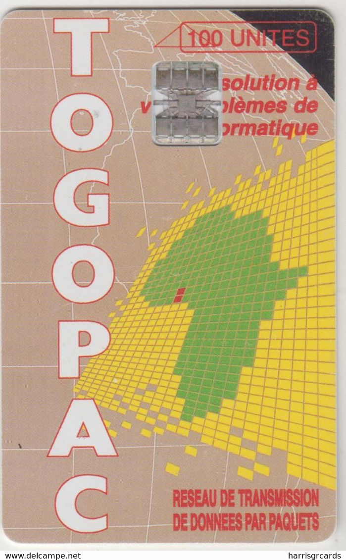 TOGO - Togopac 1 (Chip On Front), CN: From "00223xxx" To "00246xxx", 100 U , Used - Togo
