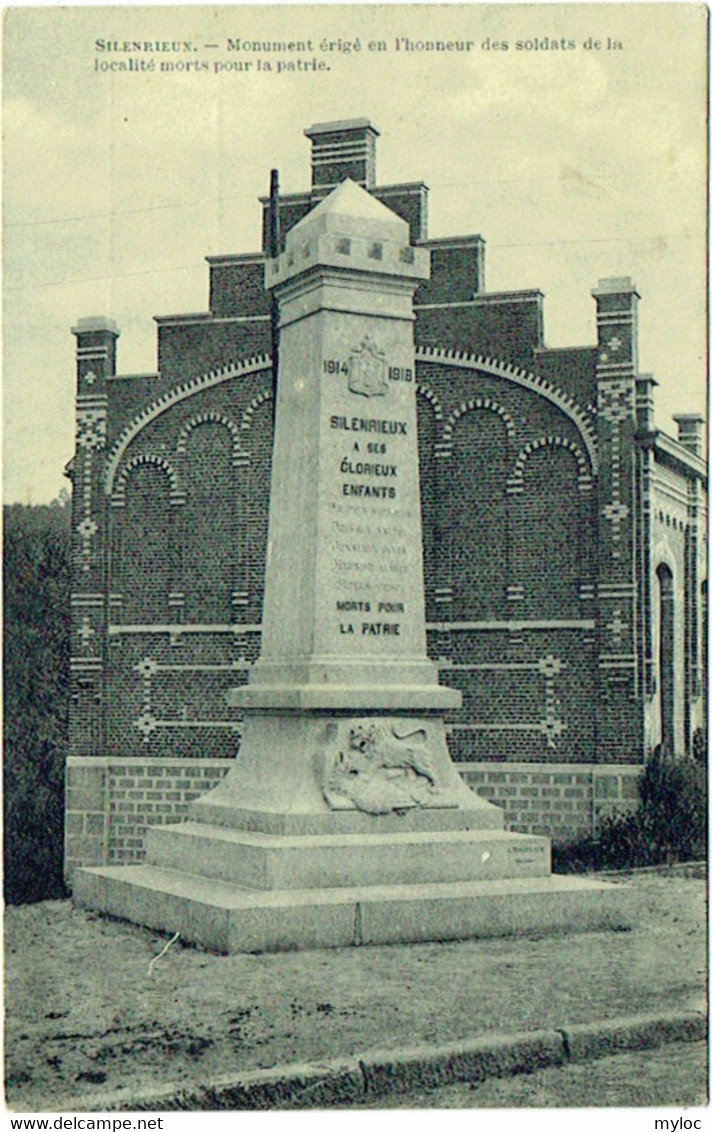 Silenrieux. Monument 1914/18 - Cerfontaine