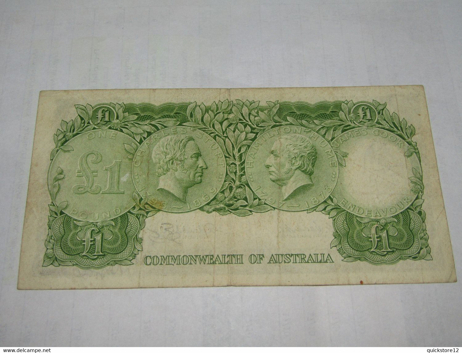 Antiguo Billete Australiano - Commonwealth Of Australia 1961 A 1965 - 1150 - Otros & Sin Clasificación