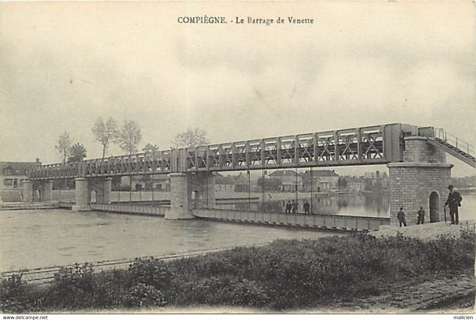 -dpts Div.-ref-BF65- Oise - Compiègne - Barrage De Venette - Barrages - Industrie - - Venette