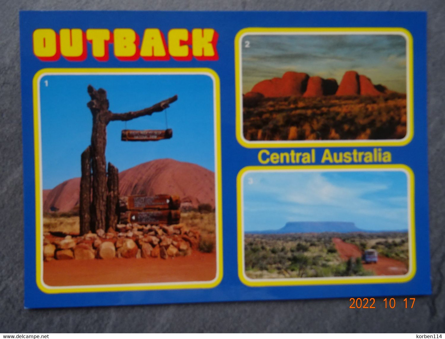 OUTBACK  CENTRAL AUSTRALIA - Other & Unclassified