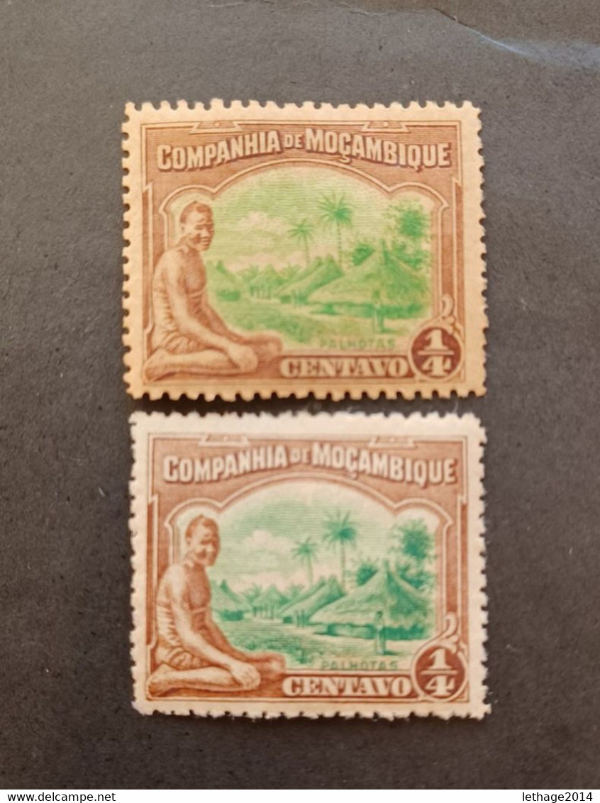 COMPANHIA DE MOCAMBIQUE MOZAMBICO 1918 GRAVES MNHL  ERROR COLOR - Sonstige & Ohne Zuordnung