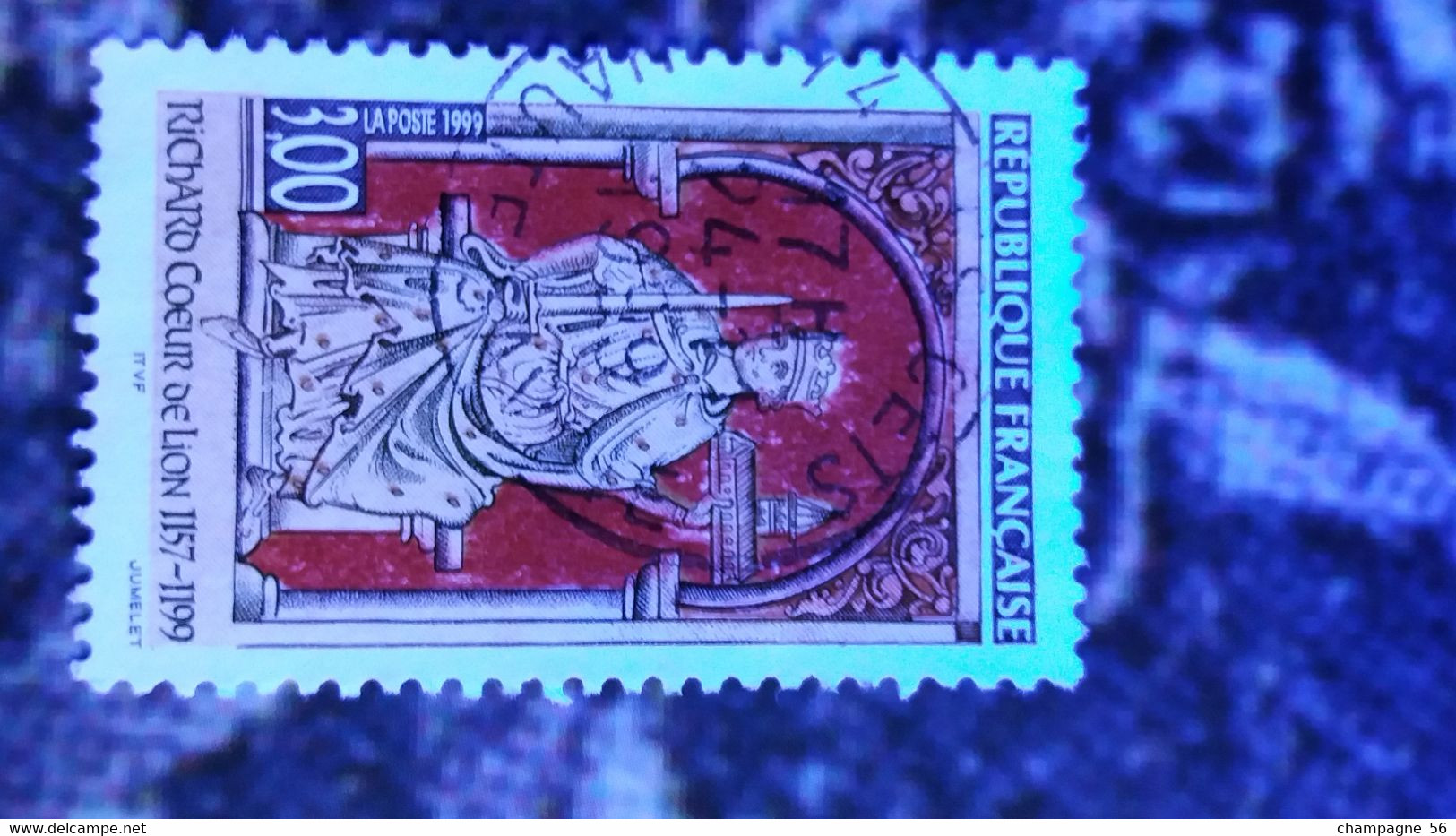 1999  N° 3238  OBLITERE 24.11.1999 FOND MOUCHETE - Used Stamps