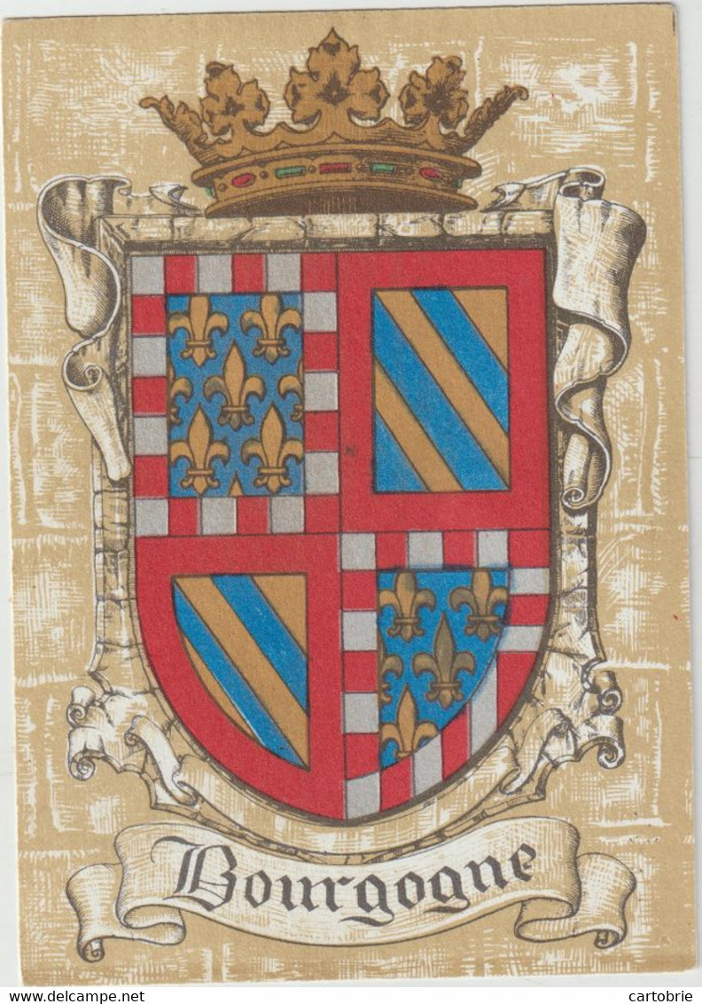 Région BOURGOGNE - Blason Héraldique - CPSM BARRÉ-DAYEZ N° 1295 U - Bourgogne