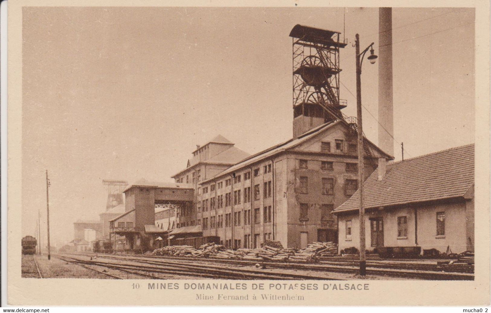 68 - WITTENHEIM - MINES DOMANIALES DE POTASSES - MINE FERNAND - Wittenheim