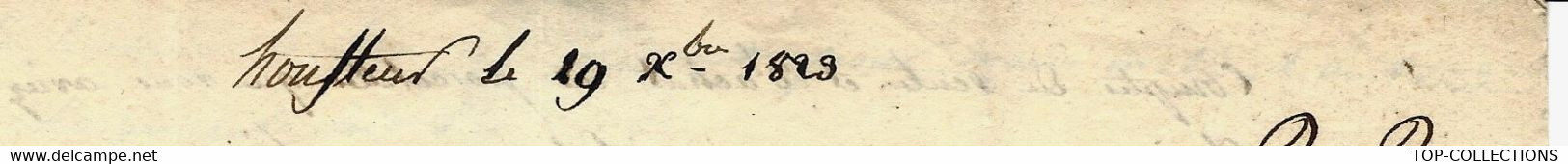 1823 De Honfleur Avice Capitaine De Navire LACOUDRAIS TRAITE NEGRIERE  PACOTILLES NAVIGATION EXPEDITION MARTINIQUE - Historische Dokumente