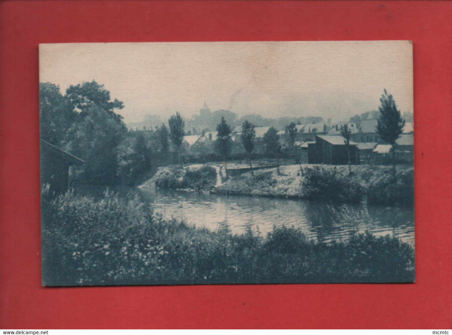 CPA - Guise - Bords De L'Oise - Passerelle Du Familistère (1914) - Guise