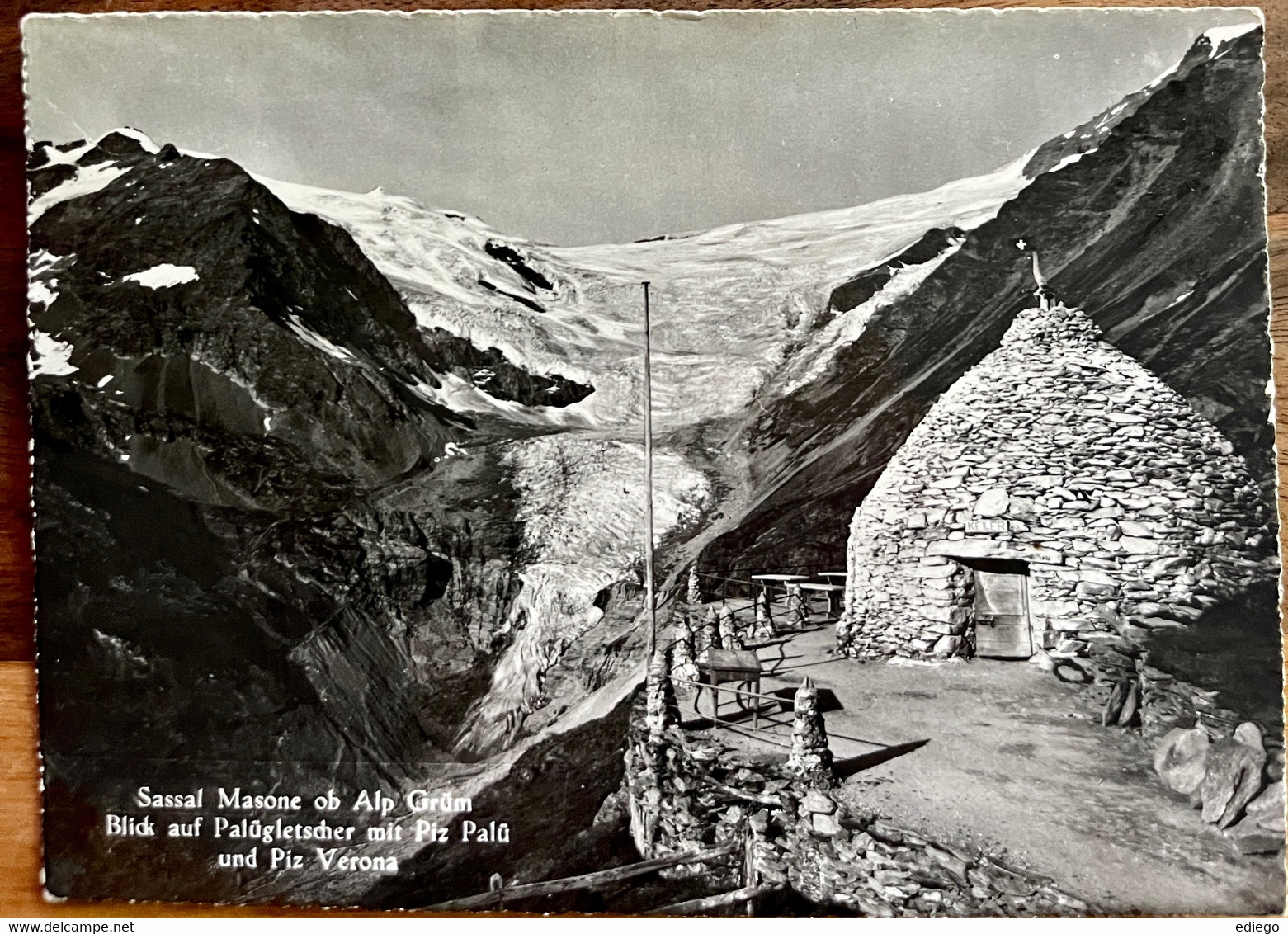 SASSAL MASONE - RESTAURANT - ALP GRÜM BLICK PALÜGLETSCHER MIT PIZ PALÜ - PIZ VERONA - Tinizong-Rona